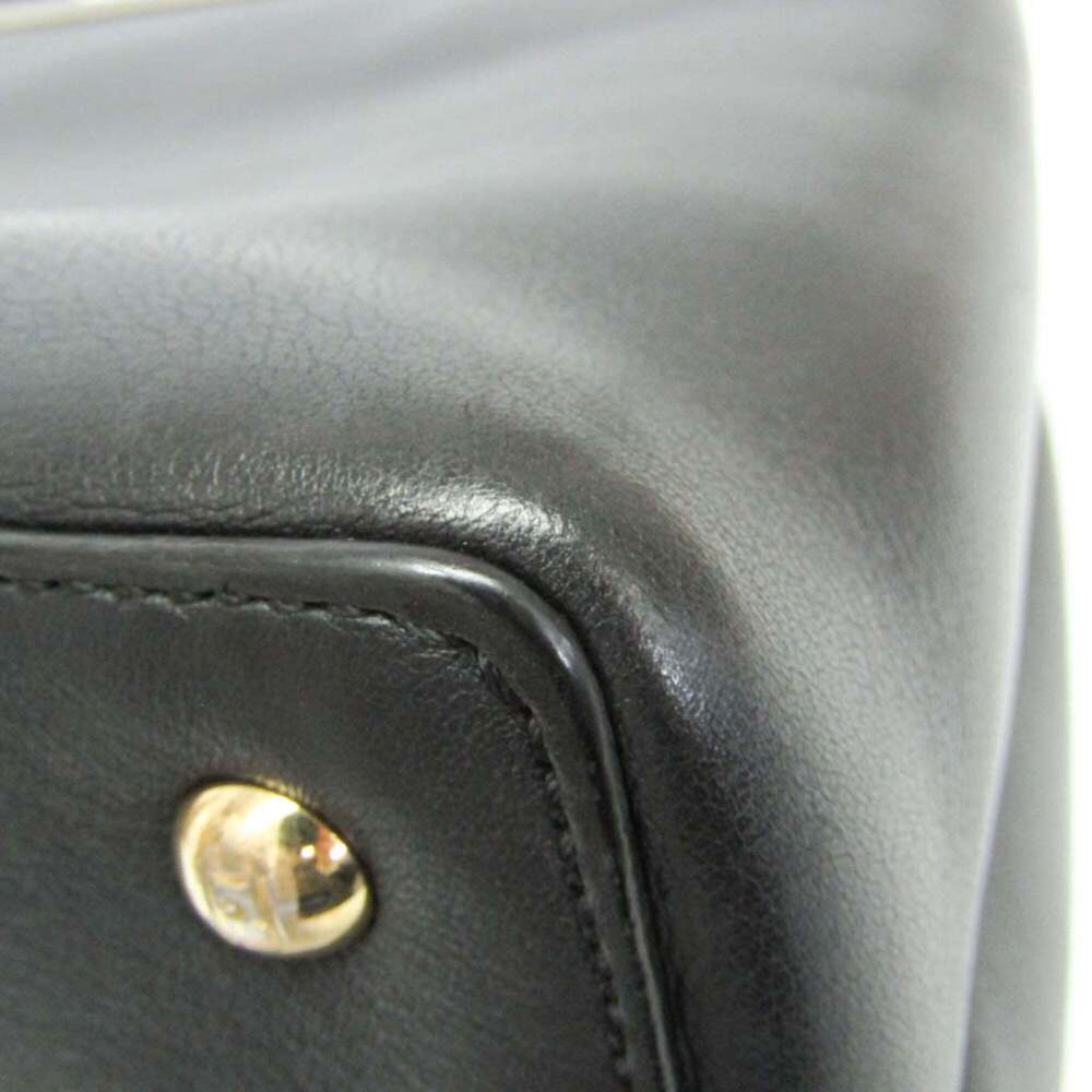 FENDI Black Leather Shoulder Bag - Picture 6 of 16
